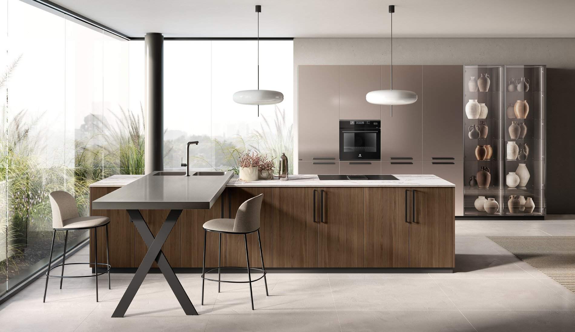 Cucina Musa Scavolini design contemporaneo – Baggioni Arredamenti Reda
